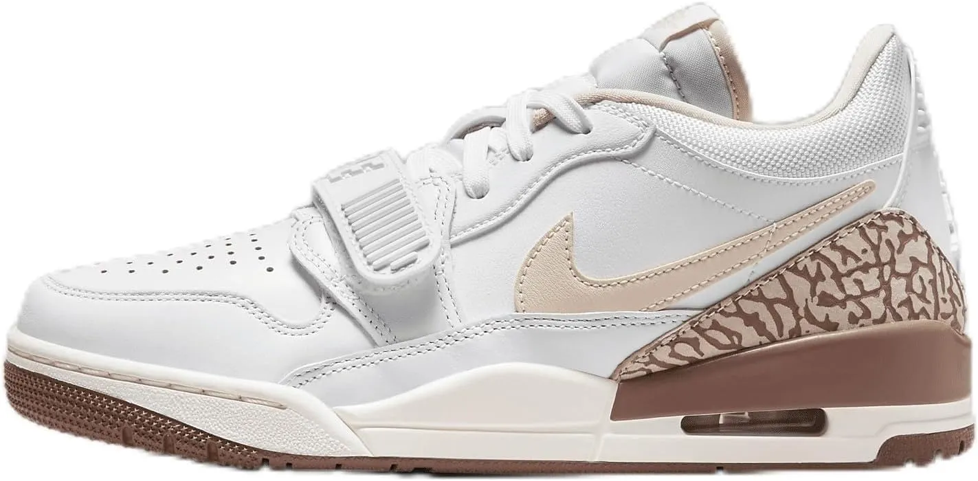 Air Jordan Legacy 312 Low Women's Shoes (FQ7827-100, White/Archaeo Brown/Sail/Legend Light Brown) Size 8.5