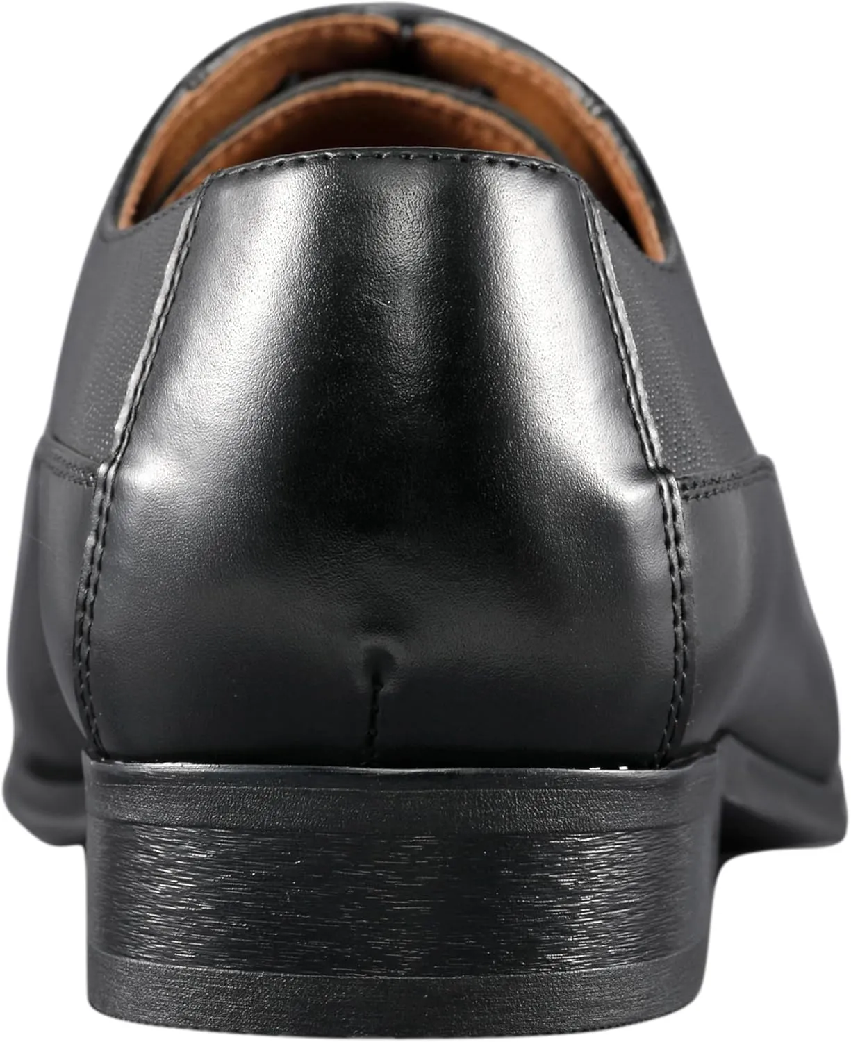 Amali Oxford Dress Shoes for Men with Textured Cap Toe, Men's Oxford Shoes Made from Premium PU Leather, Versatile Formal Footwear for All Occasions