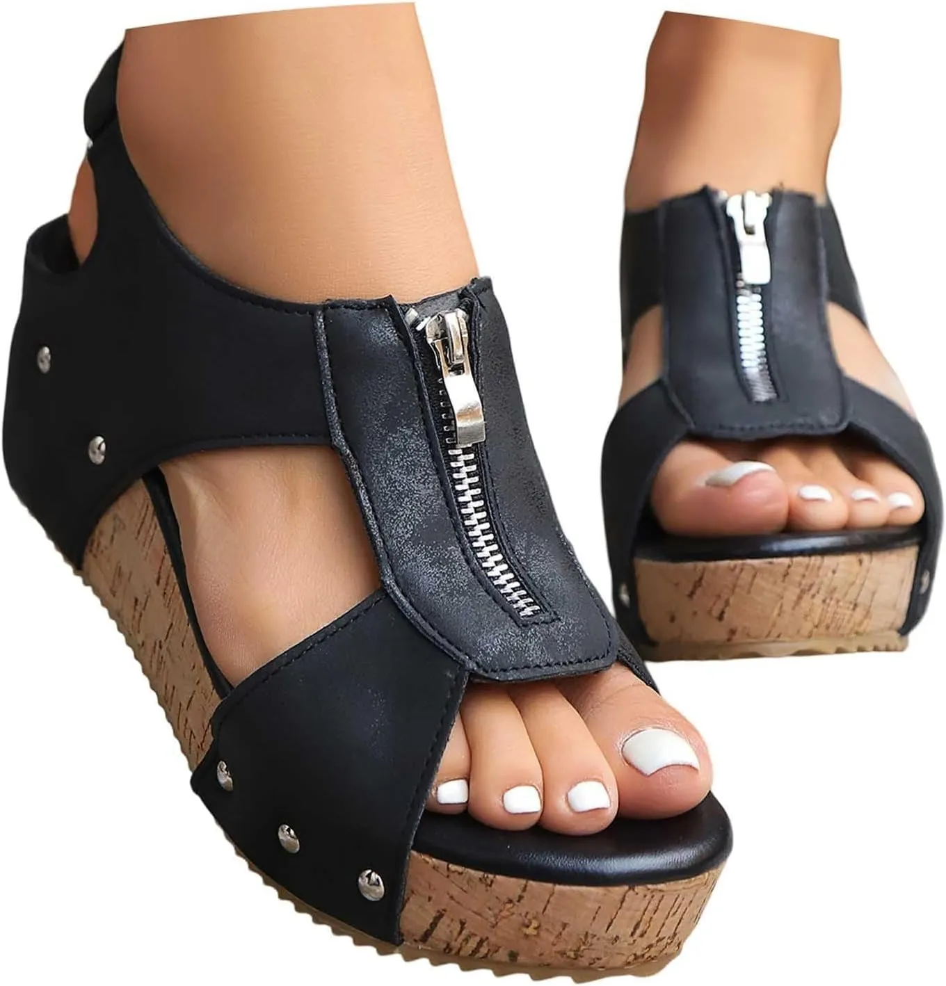 Ancient Greek Style Leather Sandals Open Toe Retro Roman Sandals Adjustable Strap Buckle Leather Sandal Fashion Summer Beach Shoes