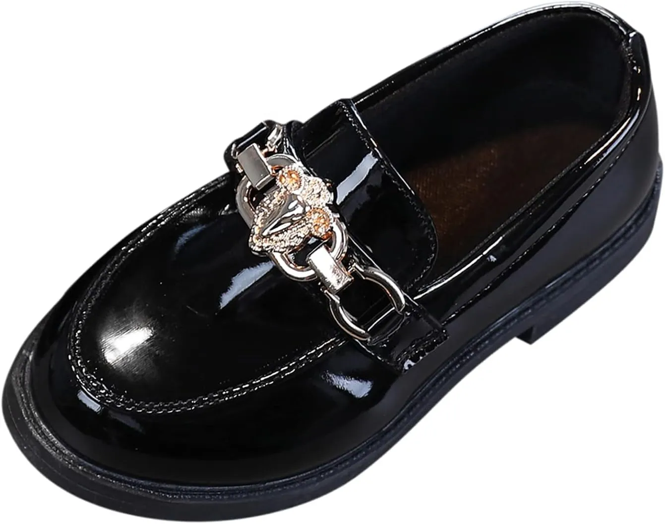 Baby Boys Sandals Girls Slip On Leather Shoes Loafer Decoration School Dress Shoes for Girls Slip on Water Shoe