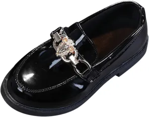 Baby Boys Sandals Girls Slip On Leather Shoes Loafer Decoration School Dress Shoes for Girls Slip on Water Shoe