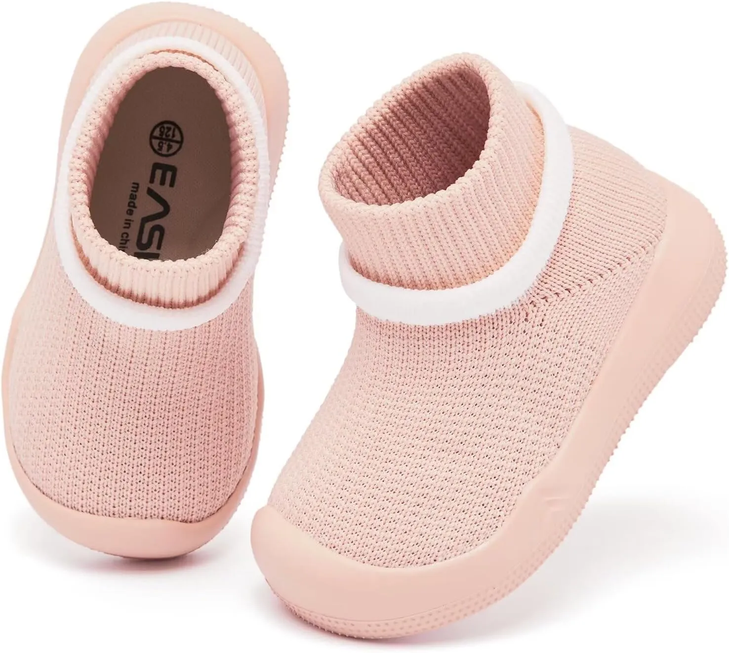 Baby Sock Shoes With Grip - Infant First Walker Shoes for Girls and Boys - Toddler Slipper Non Slip