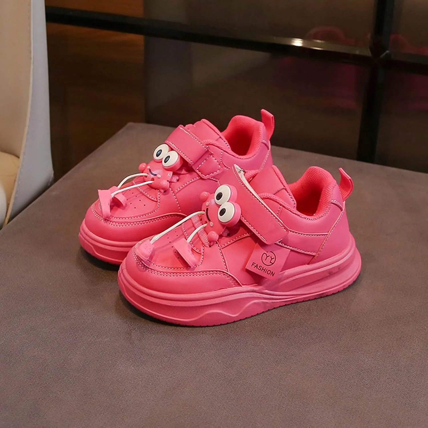 Boys Girls Colorful Sneakers Toddler Kids Hiking Breathable Sports Flats Lightweight Athletic Sport Walking Shoes
