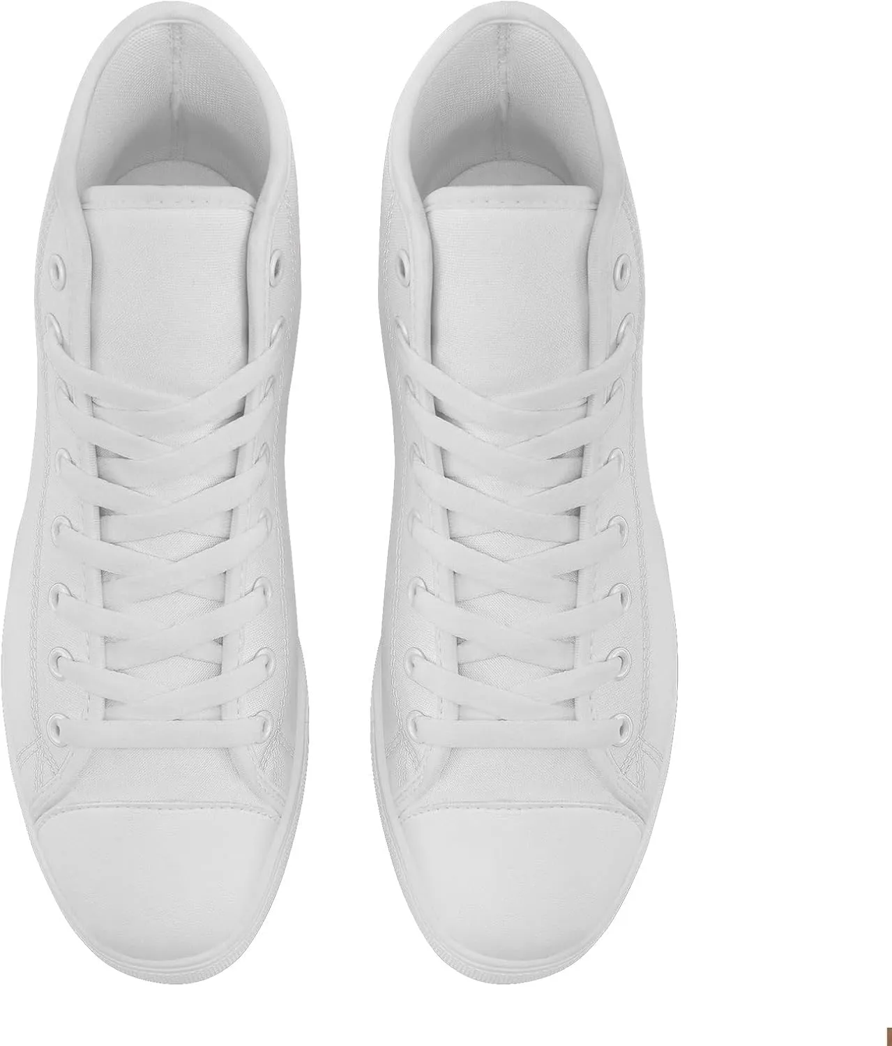 Custom Sneakers for Couples Romantic Gifts for Him Her Black White Personalized Trendy Love Unisex High-Top Canvas Shoes
