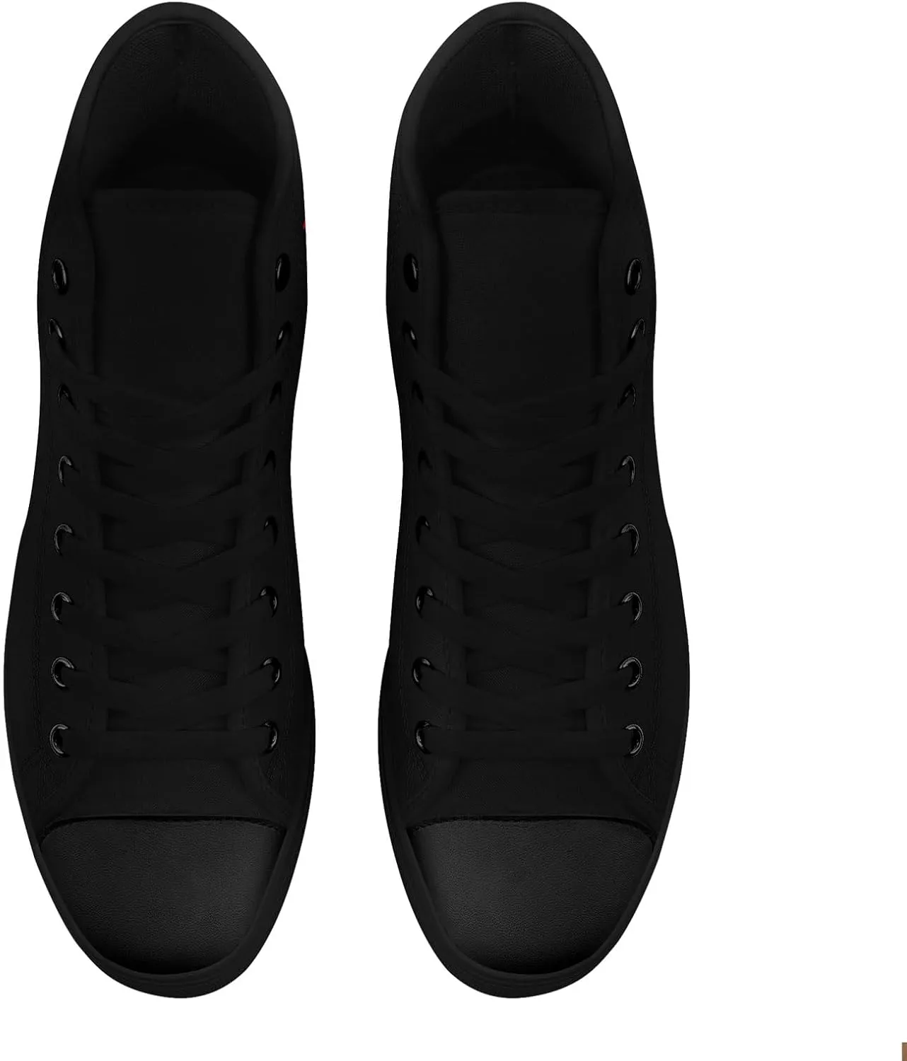 Custom Sneakers for Couples Romantic Gifts for Him Her Black White Personalized Trendy Love Unisex High-Top Canvas Shoes