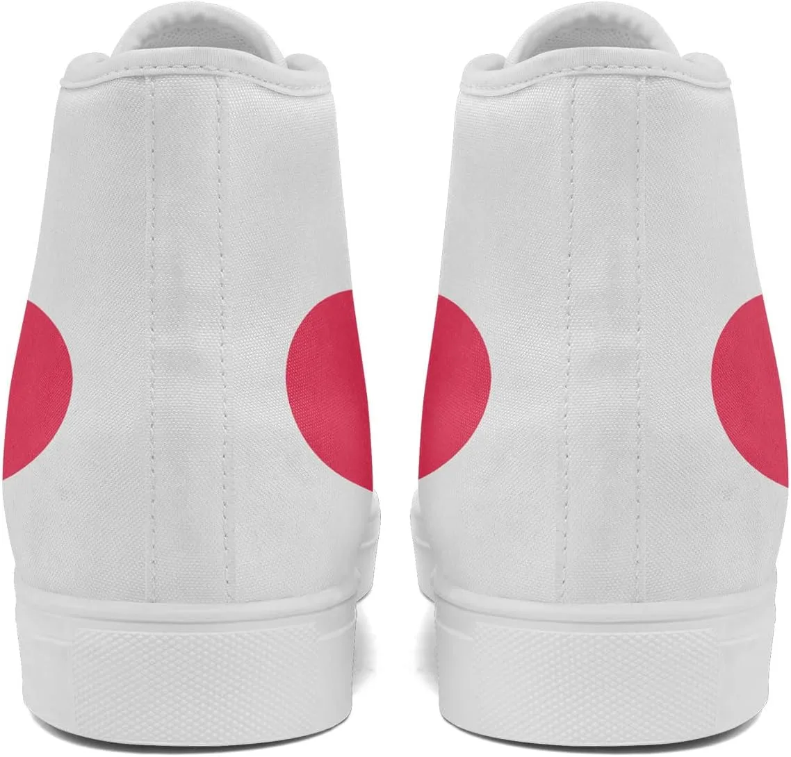 Custom Sneakers for Couples Romantic Gifts for Him Her Black White Personalized Trendy Love Unisex High-Top Canvas Shoes