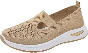 Deals of The Day Clearance Women's Woven Orthopedic Breathable Soft Shoes Mens Casual Shoes Slip On Chunky Sneakers for Women Basketball Shoe Grip Walking Shoe Women Comfort Casual Loafers