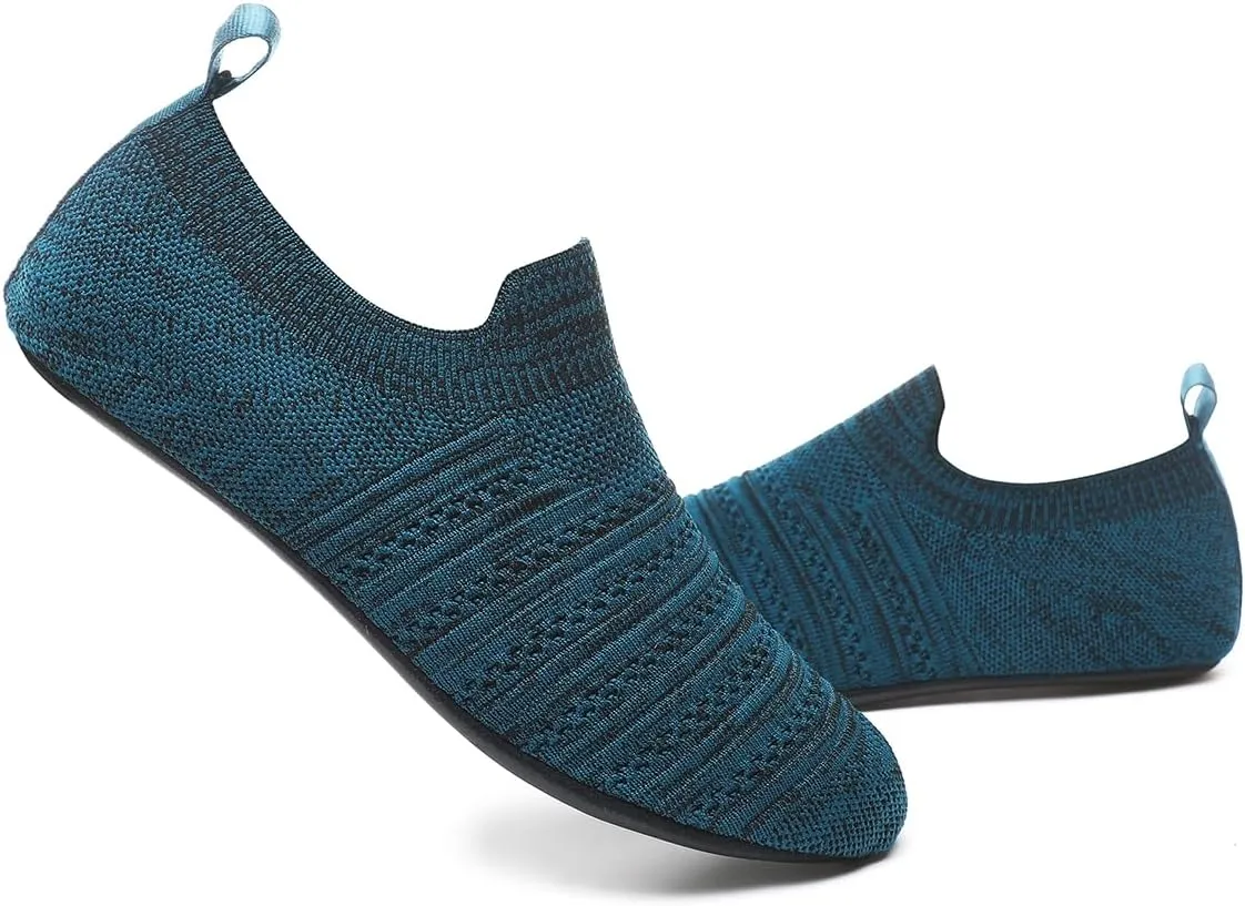 ditont Non-Slip Indoor House Slippers Lightweight Comfortable Grip House Home Shoes for Men Women