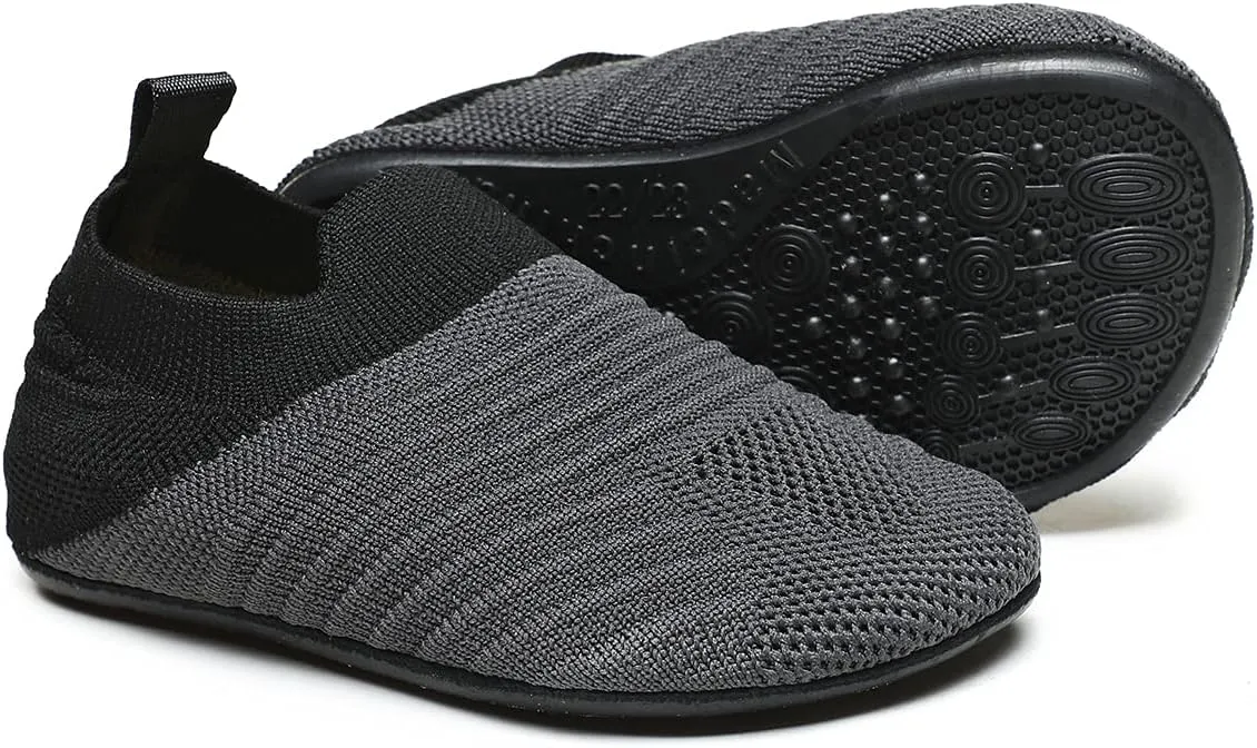 ditont Toddler Slippers Non-Slip Lightweight Comfortable Kids Indoor Grip House Home Shoes for Boys Girl