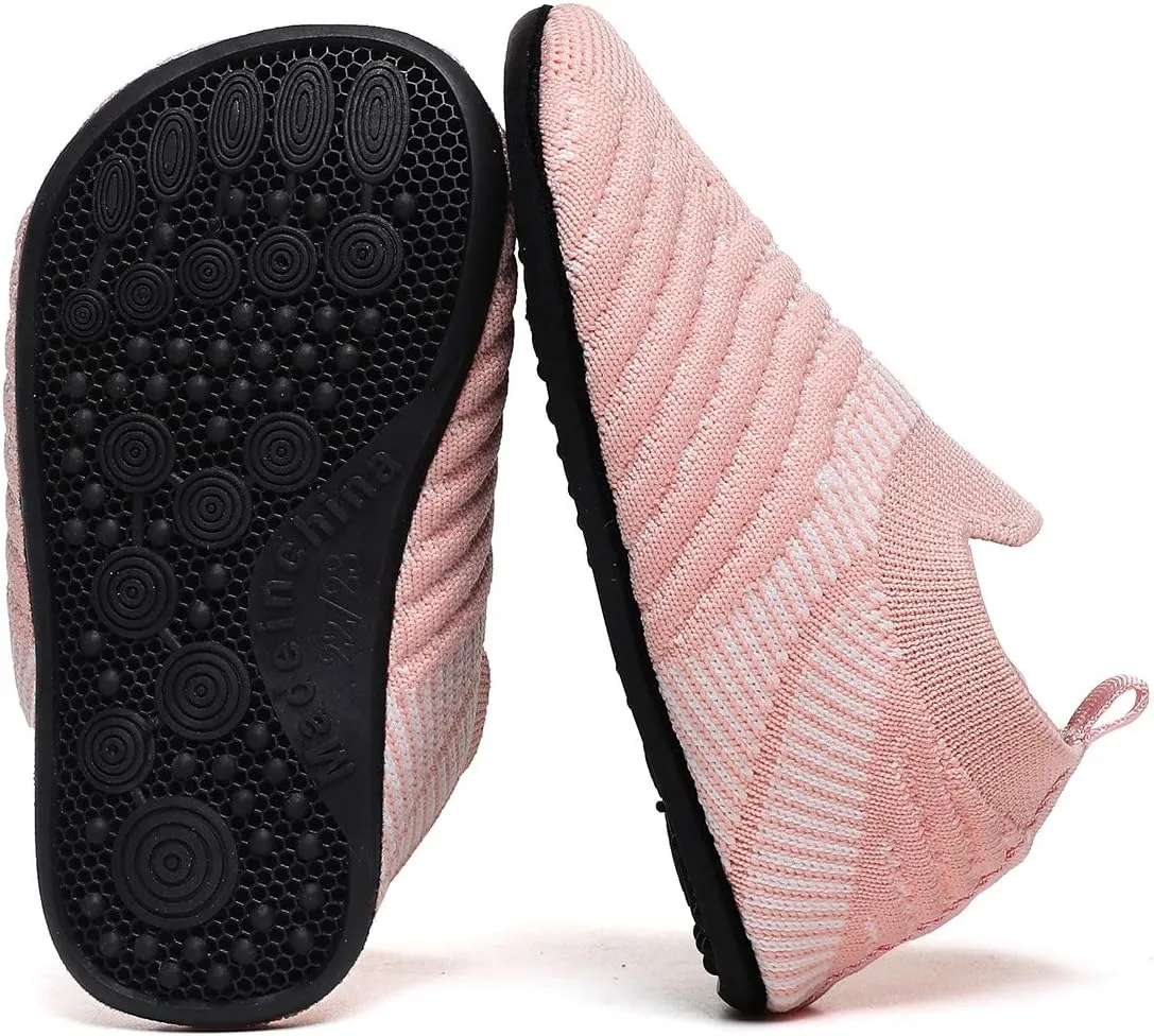 ditont Toddler Slippers Non-Slip Lightweight Comfortable Kids Indoor Grip House Home Shoes for Boys Girl