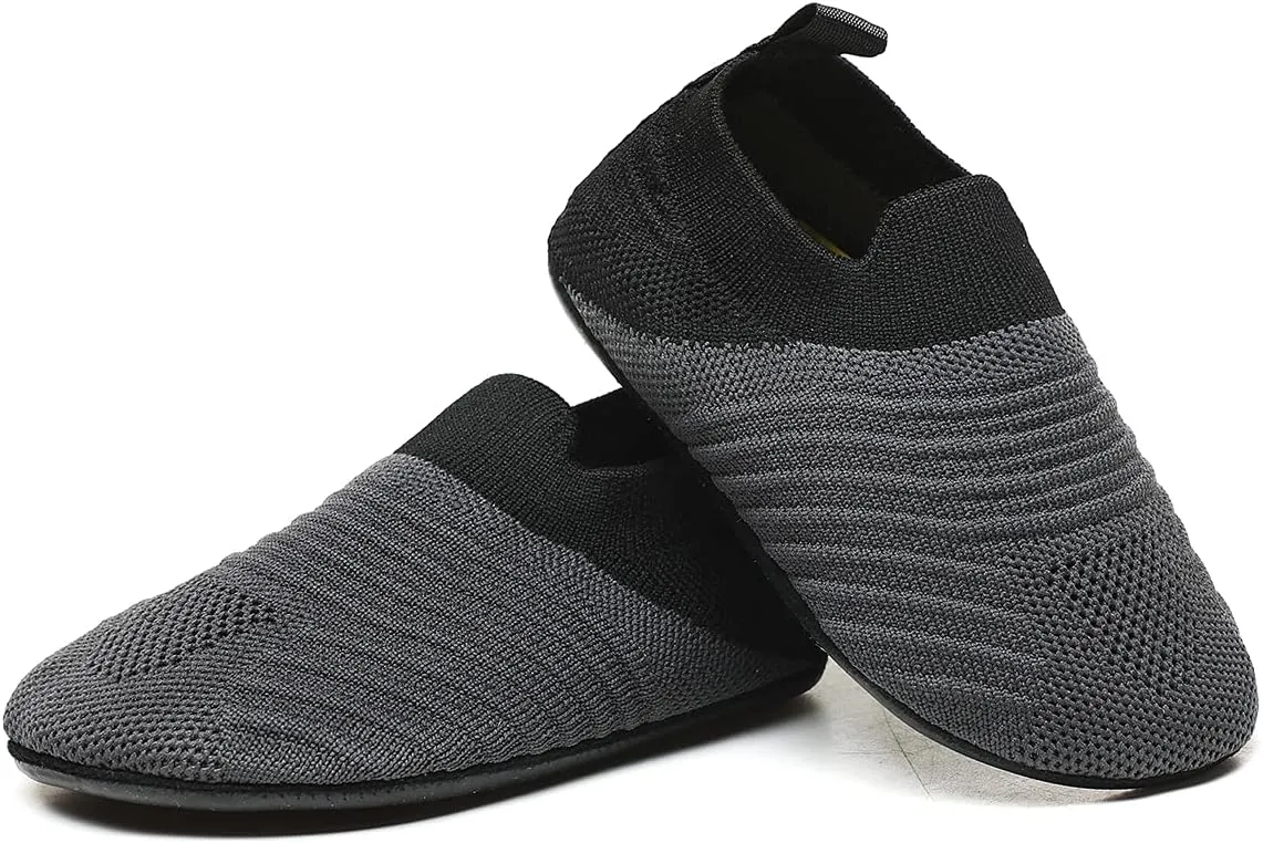 ditont Toddler Slippers Non-Slip Lightweight Comfortable Kids Indoor Grip House Home Shoes for Boys Girl