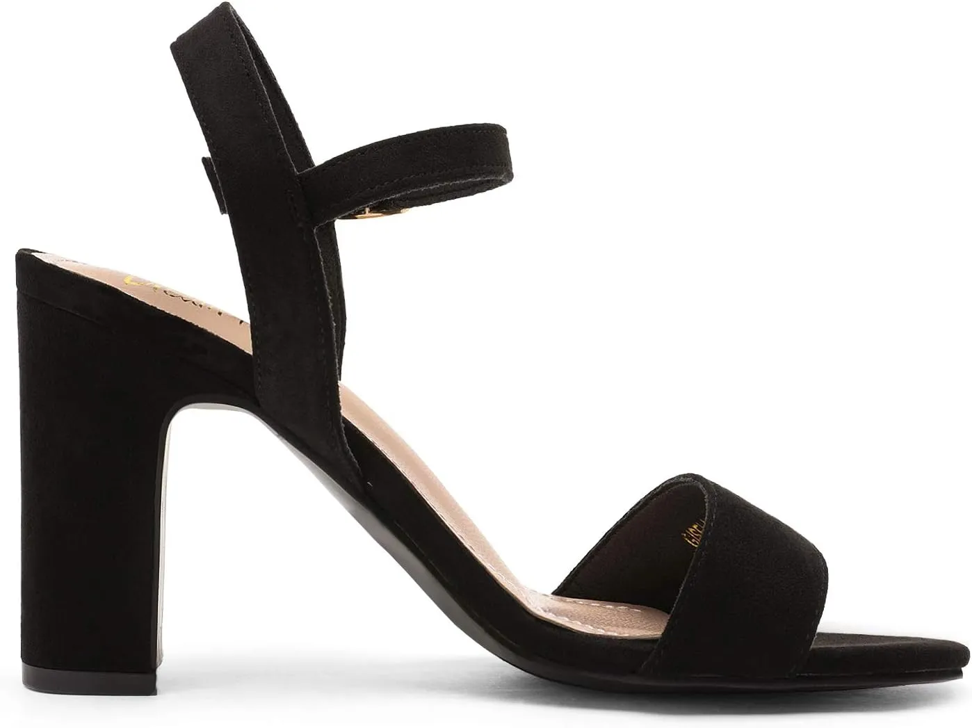 DREAM PAIRS Women's Chunky Heels Open Toe Ankle Strap High Block Comfy Dress Heel Sandals Pumps Shoes
