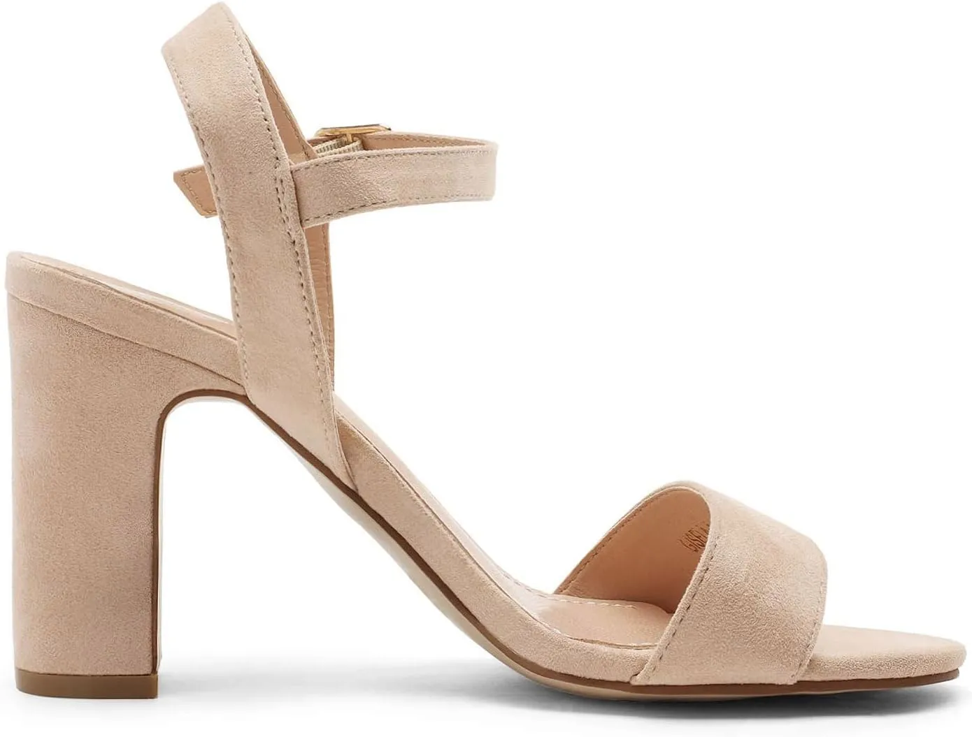 DREAM PAIRS Women's Chunky Heels Open Toe Ankle Strap High Block Comfy Dress Heel Sandals Pumps Shoes