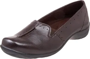 Easy Street Women's Purpose Slip-On,Brown,9 WW US