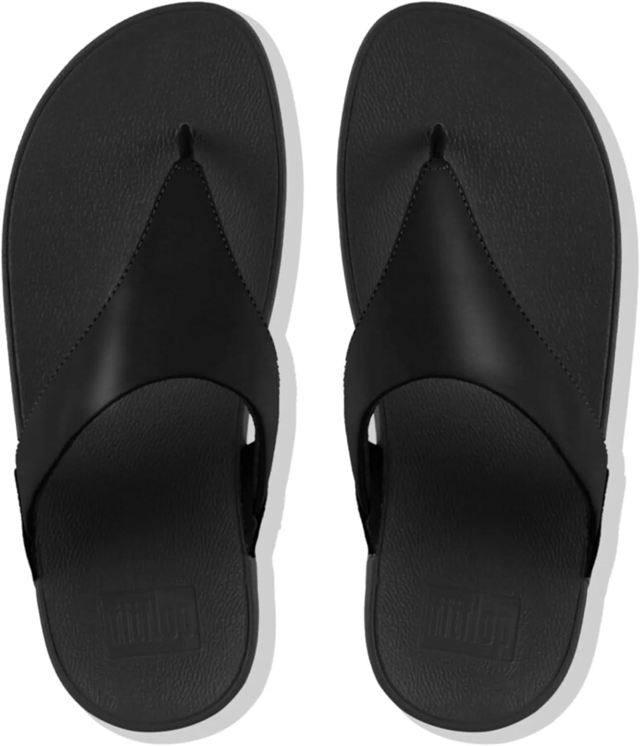 FitFlop Women's Lulu Leather Toe-Post Thong Sandals
