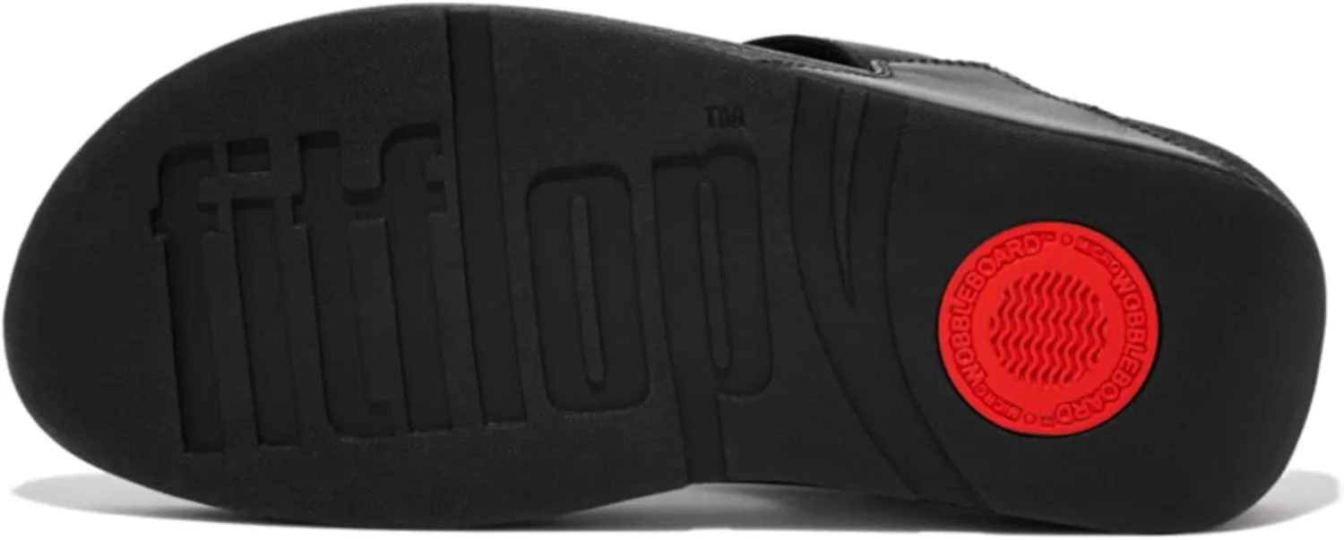 FitFlop Women's Lulu Leather Toe-Post Thong Sandals