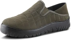 Flexus Spring Step Mella Slip on Shoes for Women - Waterproof Nylon Loafer with Snow Grip Clip - Comfortable Ladies Shoes for Outdoor