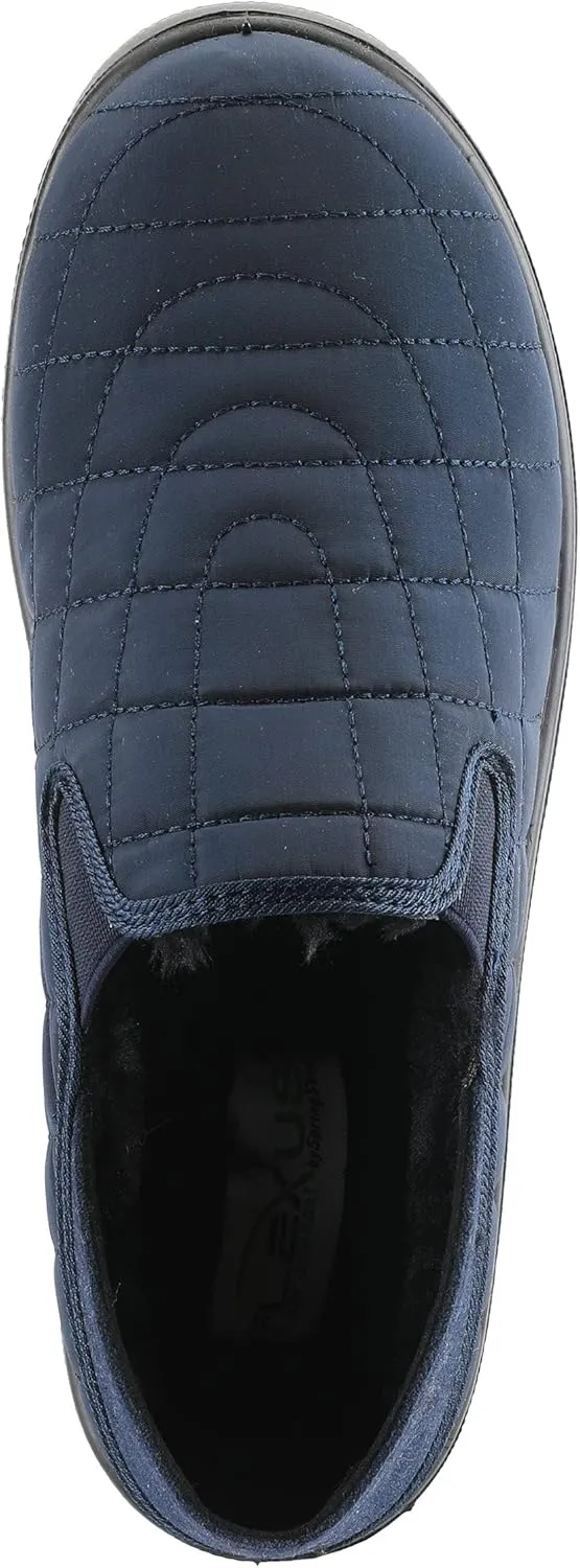 Flexus Spring Step Mella Slip on Shoes for Women - Waterproof Nylon Loafer with Snow Grip Clip - Comfortable Ladies Shoes for Outdoor