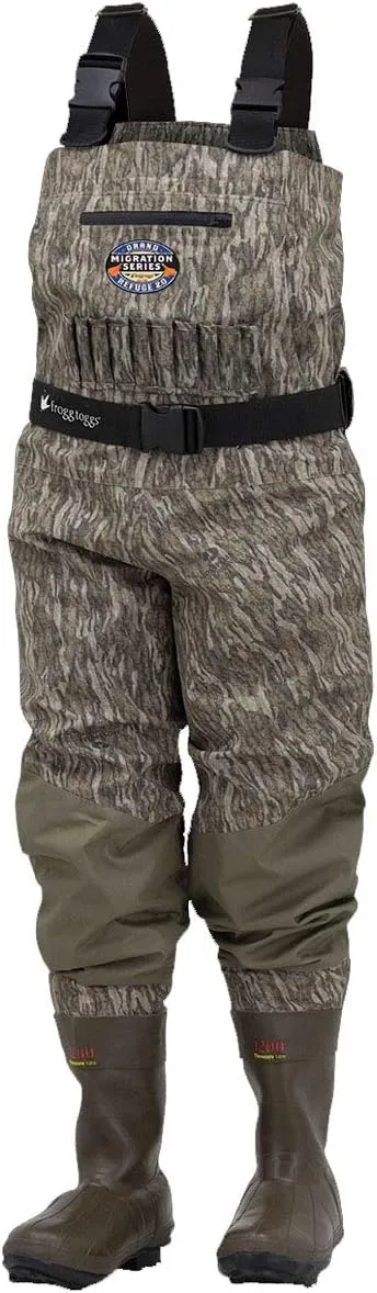 FROGG TOGGS Mens Grand Refuge 2.0 Regular Size Waterproof Breathable & Insulated Chest Wader for Hunting