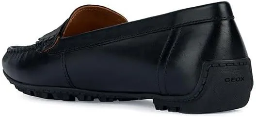 Geox Girl D Kosmopolis   Grip Moccasin, black, 6.5