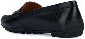 Geox Girl D Kosmopolis   Grip Moccasin, black, 6.5