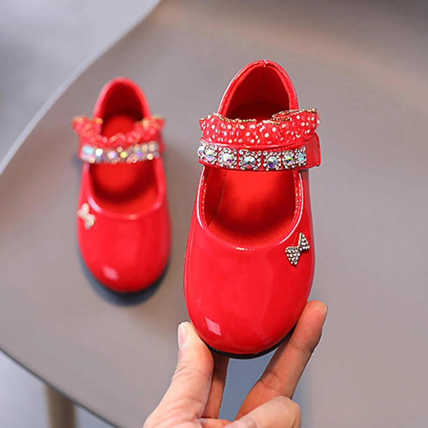 Girls Leather Shoes Spring and Fall New Soft Bottom Shoes Foreign Students Small Leather Dance Kids Girls Sandals