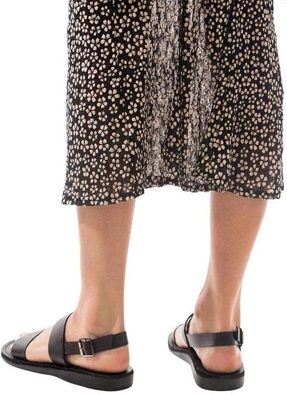 Golan - Leather Slingback Flat Sandal - Womens Sandals