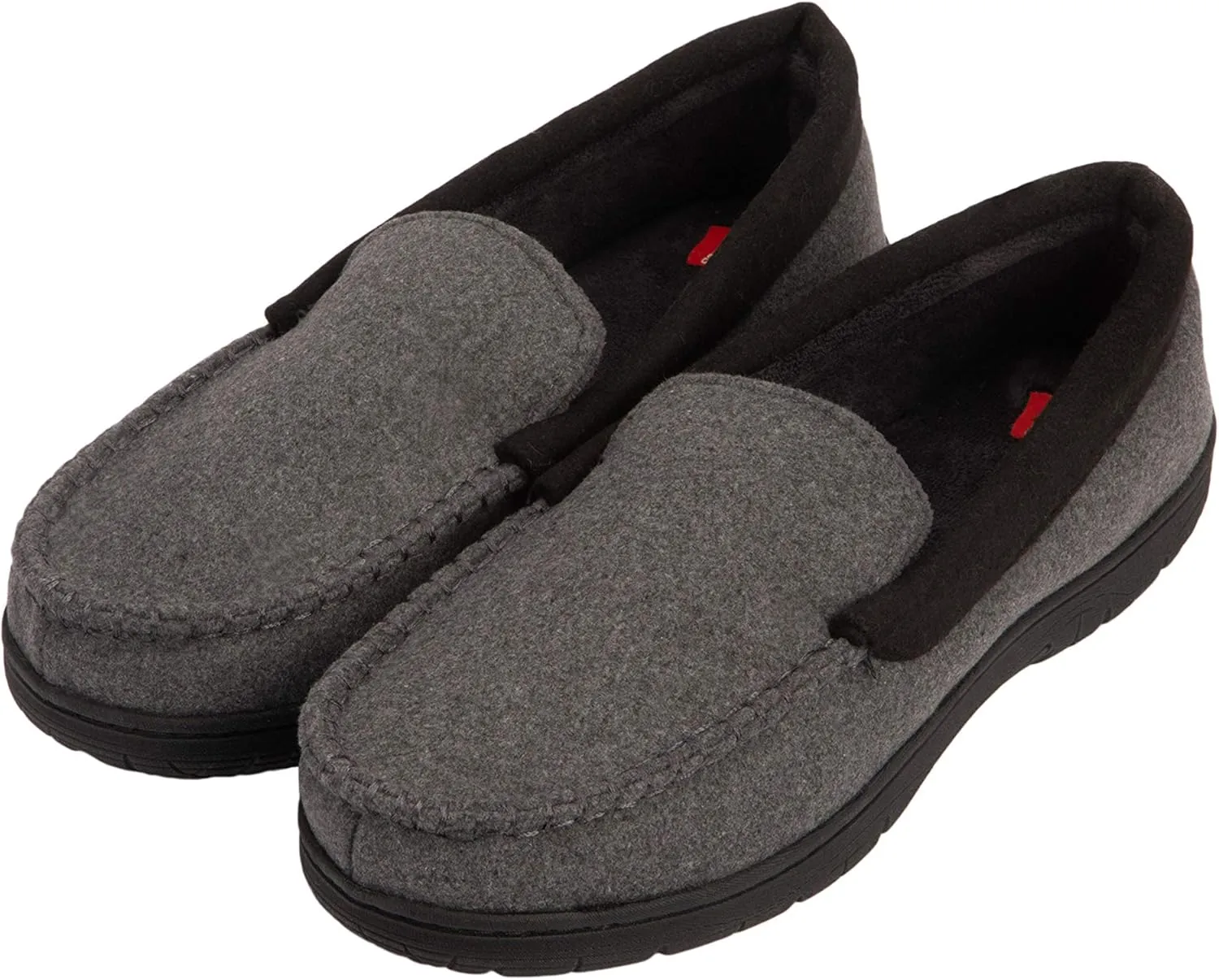 Hanes Men's Textured Moccasin Slipper