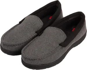 Hanes Men's Textured Moccasin Slipper