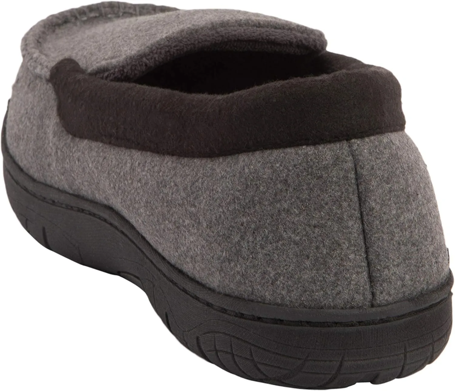 Hanes Men's Textured Moccasin Slipper