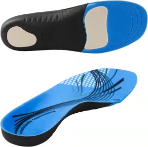 Heavy Duty Support Pain Relief Orthotics Shoe Insoles with Arch Support for Flat Feet & Overpronation Full Length Men Women (S(Men 7-8/Women 7.5-9))