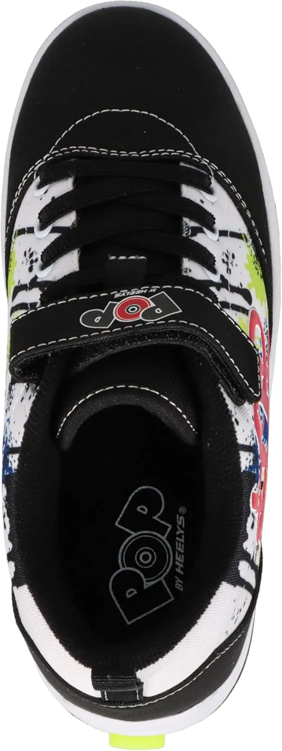 HEELYS Boy's Pop Pro Prints Wheeled Heel Shoe
