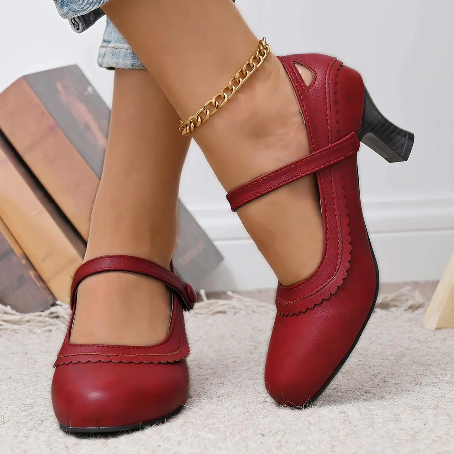 High Heels Closed Toe Heels Women's Stiletto Round Toe Dress Shoes Wedding Prom Platform Sandals for Women Wedding Wide Width Walking Dress Shoes for Party Casual Beach Vacation