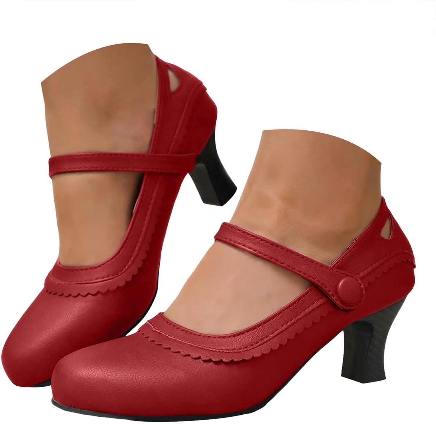 High Heels Closed Toe Heels Women's Stiletto Round Toe Dress Shoes Wedding Prom Platform Sandals for Women Wedding Wide Width Walking Dress Shoes for Party Casual Beach Vacation