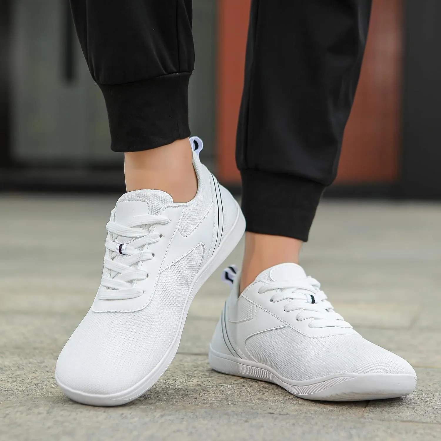 Hike Barefoot Shoes Women Wide Toe Box Zero Drop Sole Comfortable Footwear Slip On Workout Sneakers Minimalist Shoes for Running Breathable Fashion Sneakers