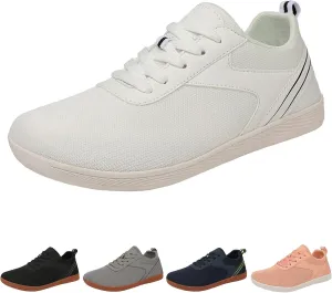 Hike Barefoot Shoes Women Wide Toe Box Zero Drop Sole Comfortable Footwear Slip On Workout Sneakers Minimalist Shoes for Running Breathable Fashion Sneakers