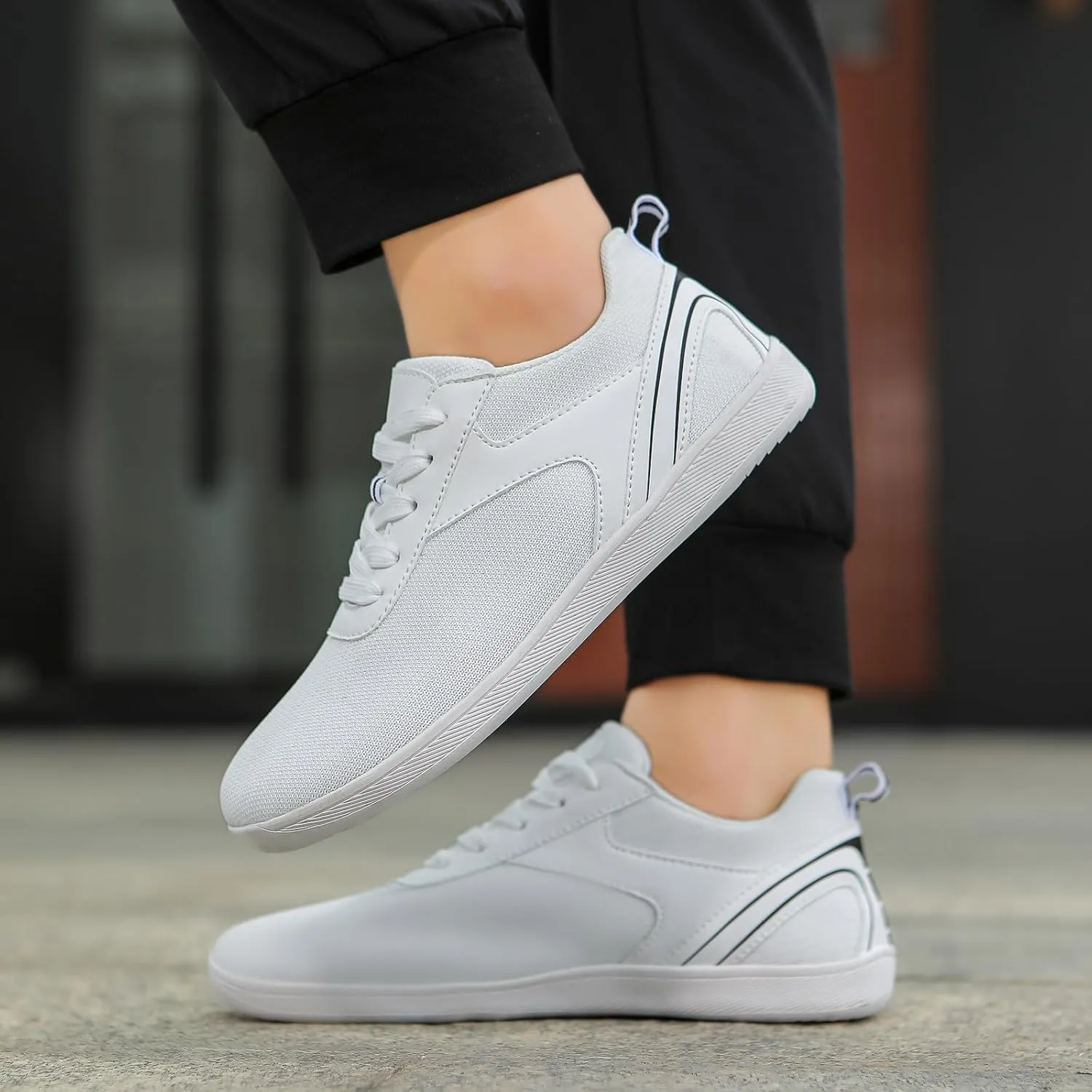 Hike Barefoot Shoes Women Wide Toe Box Zero Drop Sole Comfortable Footwear Slip On Workout Sneakers Minimalist Shoes for Running Breathable Fashion Sneakers