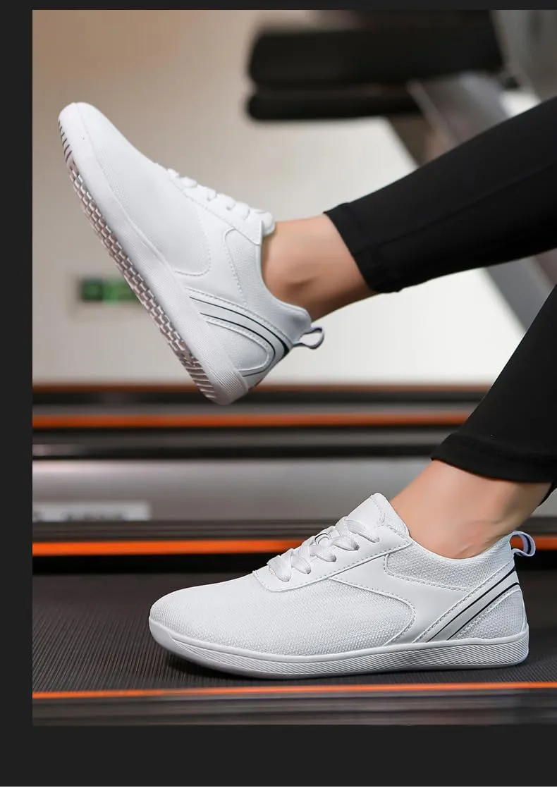 Hike Barefoot Shoes Women Wide Toe Box Zero Drop Sole Comfortable Footwear Slip On Workout Sneakers Minimalist Shoes for Running Breathable Fashion Sneakers