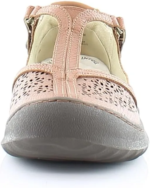 Jambu Womens Creek Cut Out T Strap Flats Casual - Brown