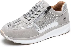 Ladmiple Shoes For Women Sneakers Trendy Canvas Shoes Casual Slip On Fashion Walking Shoes Dressy Summer Flats Loafers