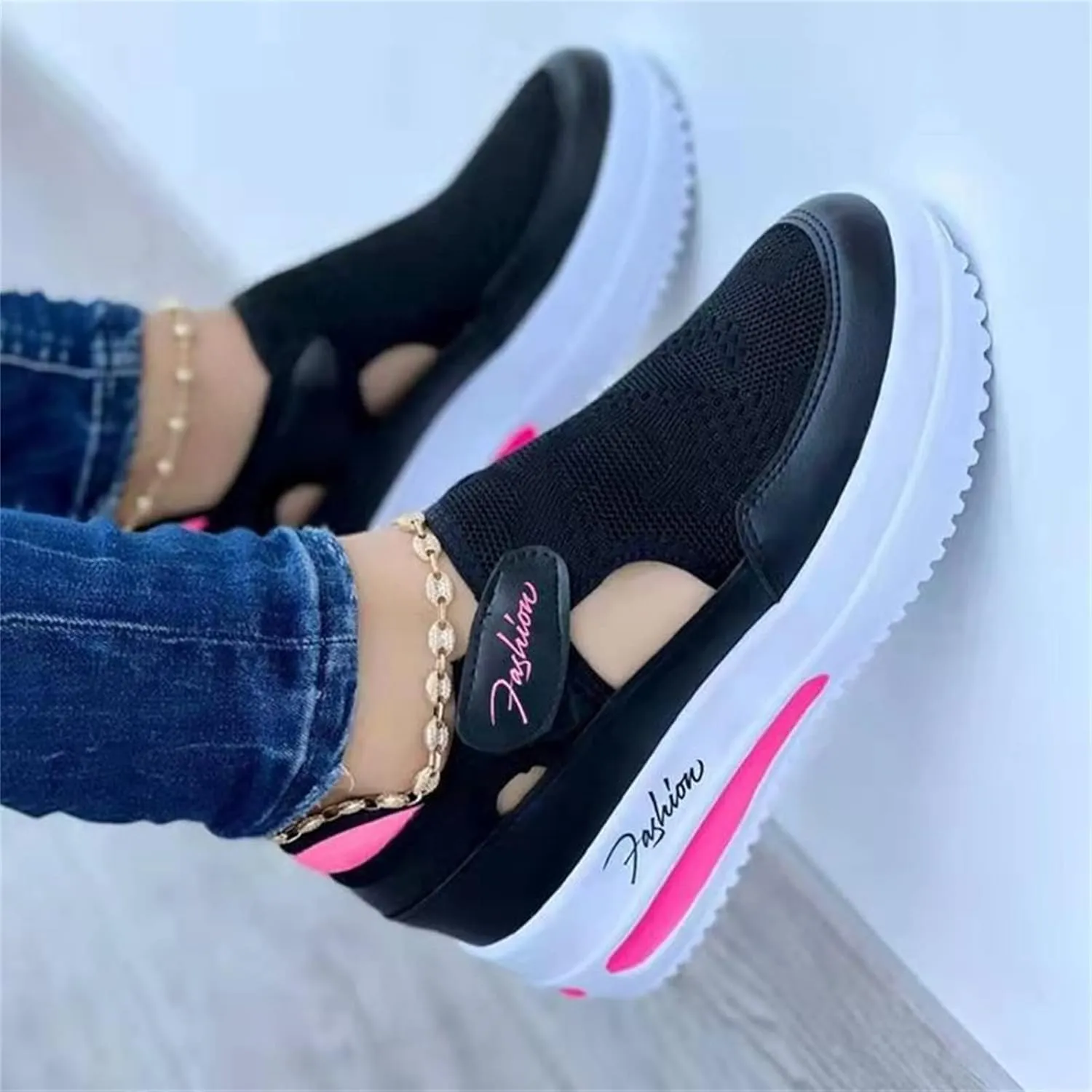 Ladmiple Shoes For Women Sneakers Trendy Slip On Canvas Shoes Comfort Walking Shoes Casual Summer Fashion Flats Loafers