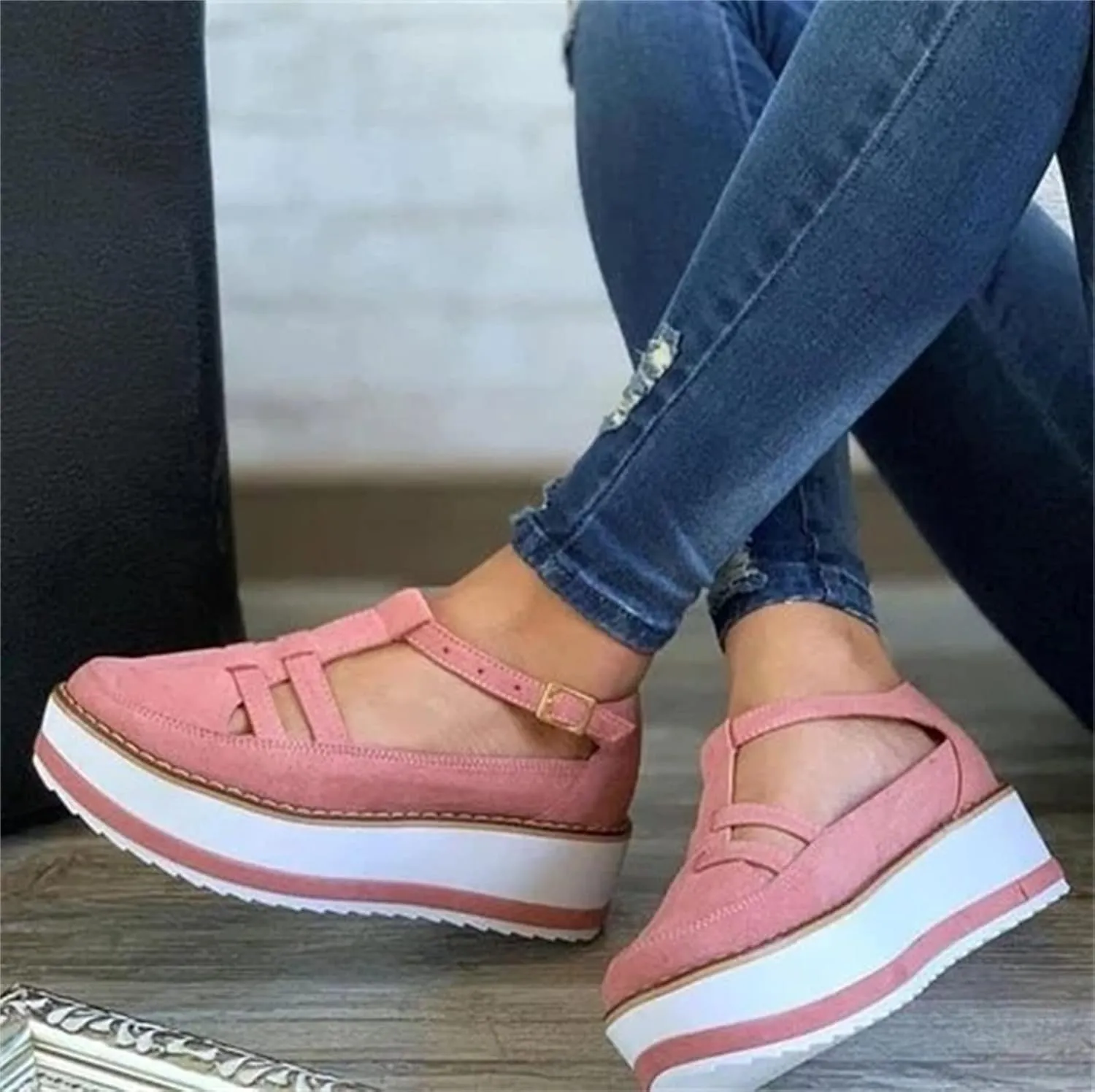 Ladmiple Shoes For Women Sneakers Trendy Slip On Canvas Shoes Fashion Casual Summer Comfortable Walking Flats Loafers
