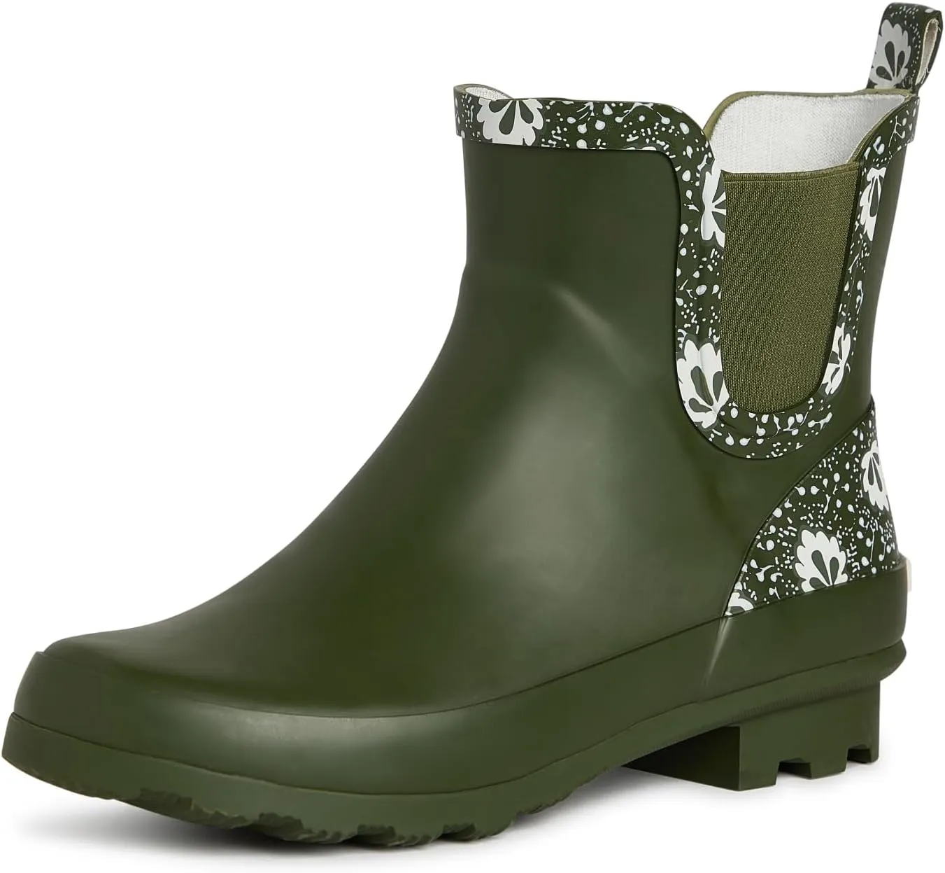 Laura Ashley Women's Rain Boots, Mid Cut Rubber Rain Boots for Women - Waterproof Ankle Boots for Ladies