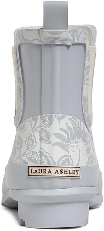 Laura Ashley Women's Rain Boots, Mid Cut Rubber Rain Boots for Women - Waterproof Ankle Boots for Ladies