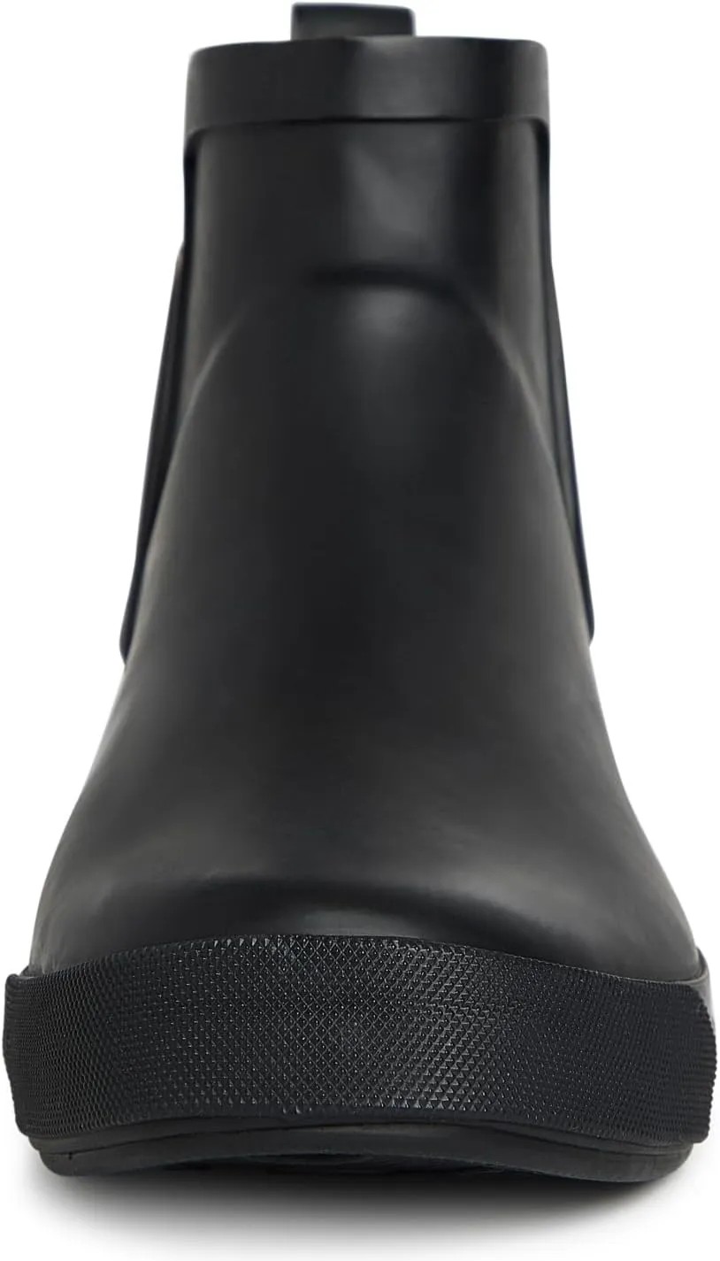 Laura Ashley Women's Rain Boots, Mid Cut Rubber Rain Boots for Women - Waterproof Flat Heeled Ankle Boots for Ladies