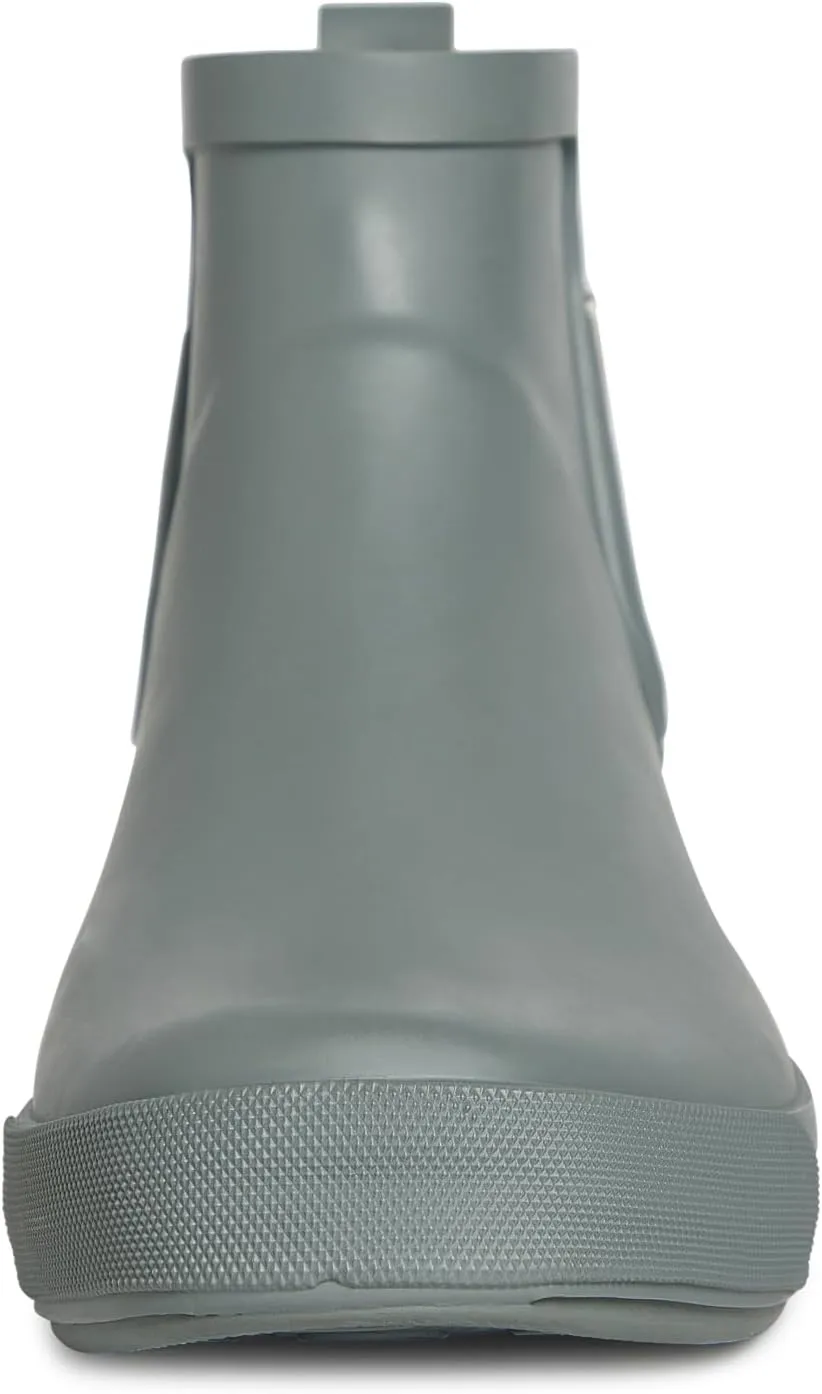 Laura Ashley Women's Rain Boots, Mid Cut Rubber Rain Boots for Women - Waterproof Flat Heeled Ankle Boots for Ladies