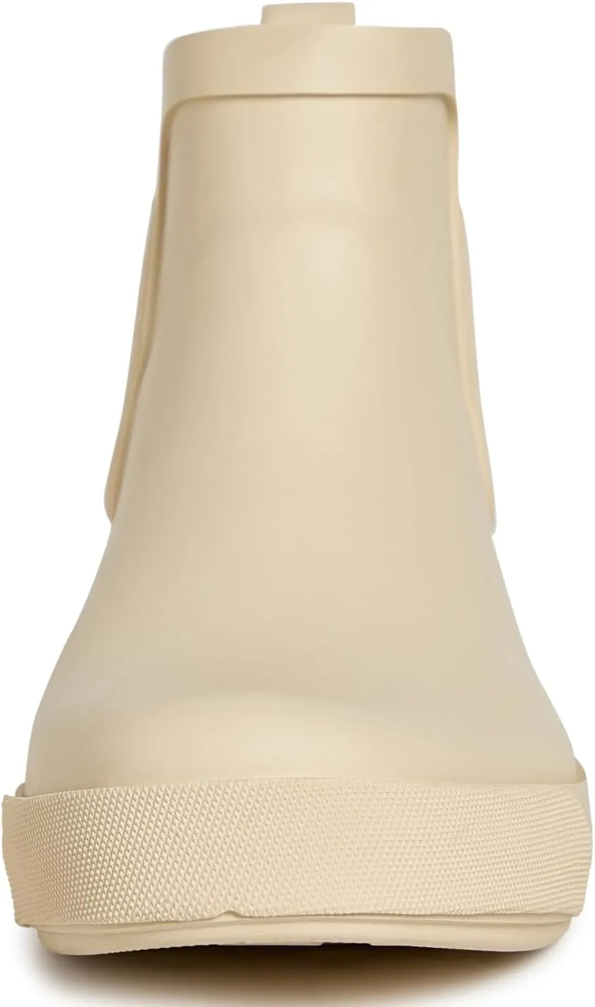 Laura Ashley Women's Rain Boots, Mid Cut Rubber Rain Boots for Women - Waterproof Flat Heeled Ankle Boots for Ladies