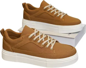 lilaBelle]【Chunky Retro Canvas Shoes Men's Summer Breathable Platform Sneakers, Non-Slip Orthopedic Design with Lightweight Cushion, Multipurpose Footwear for Driving/Travel/Office (UK Size)