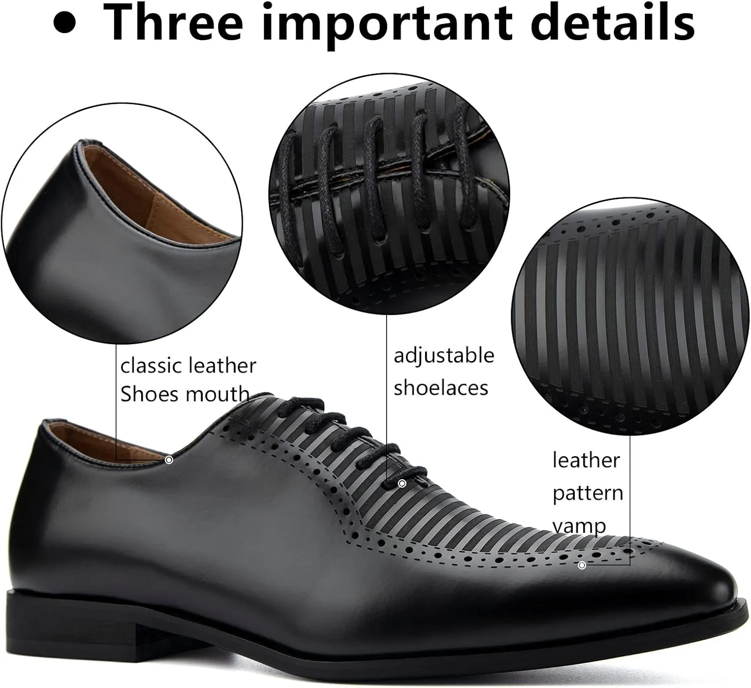 Meijiana Men's Oxfords Luxury Oxford Shoes for Men Business Casual Shoes Men's Lace-up Fashion Shoes