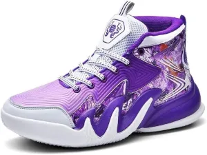 Men's Basketball Sneakers with Multi-Directional Grip Anti Slip Wear-Resistant Fashionable Sports Training Boots
